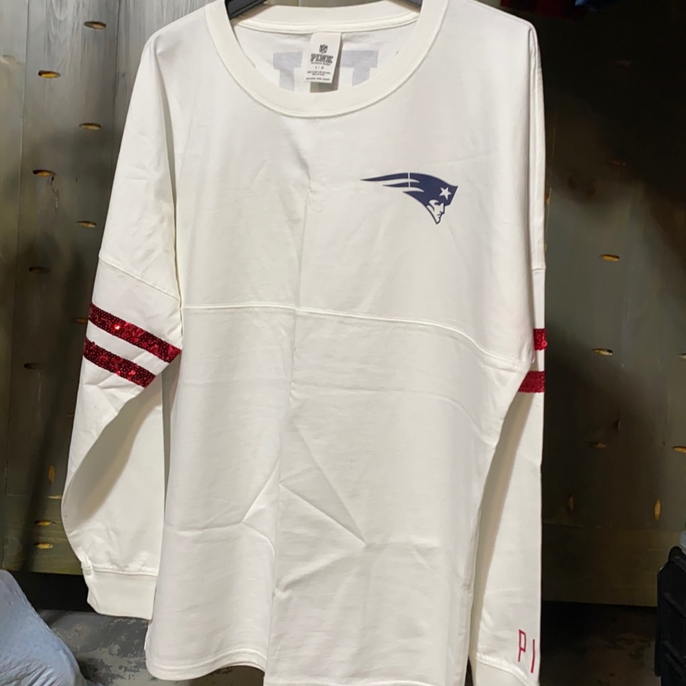 PINK Victoria’s Secret Patriots rugby tee